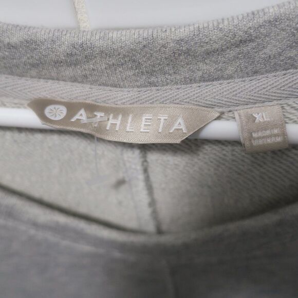 NWT ATHLETA EMBRACE DRESS grey XL pullover stretch comfy athleisure sweat summer - Picture 6 of 10